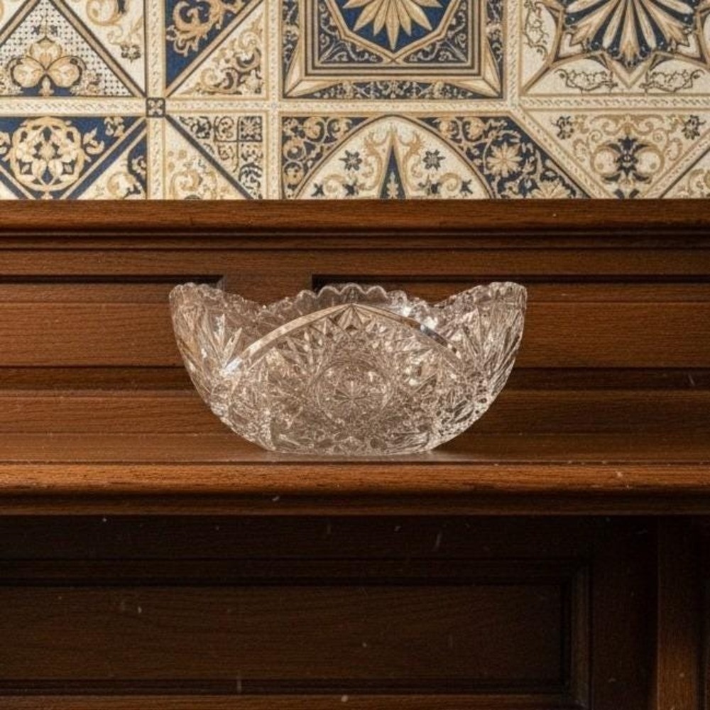 ABP (American Brilliant Period) early 1900s Cut Glass Bowl *